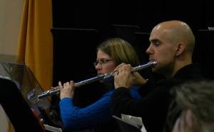 Us flutes hard at work!