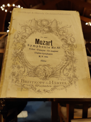 Mozart sheet music